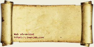 Nikolina Kalinić vizit kartica